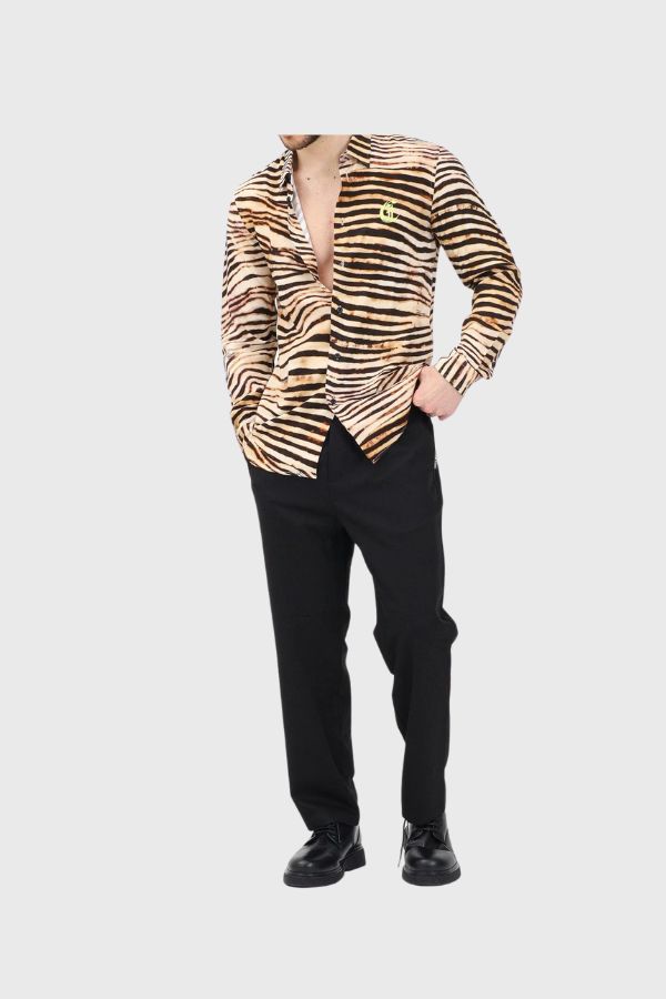 Just Cavalli Logo Patch Trousers 78OAA125N0491