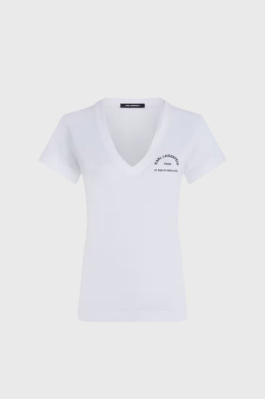 Karl Lagerfeld V-Neck T-Shirt A3W1704