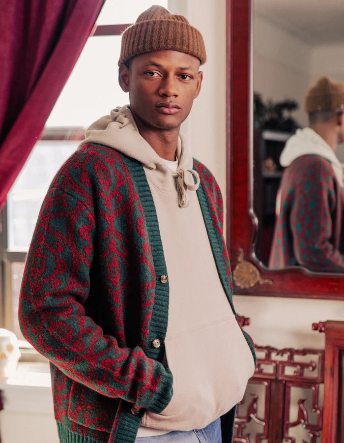 Les Deux Fillip Jacquard Cardigan LDM310097-546634