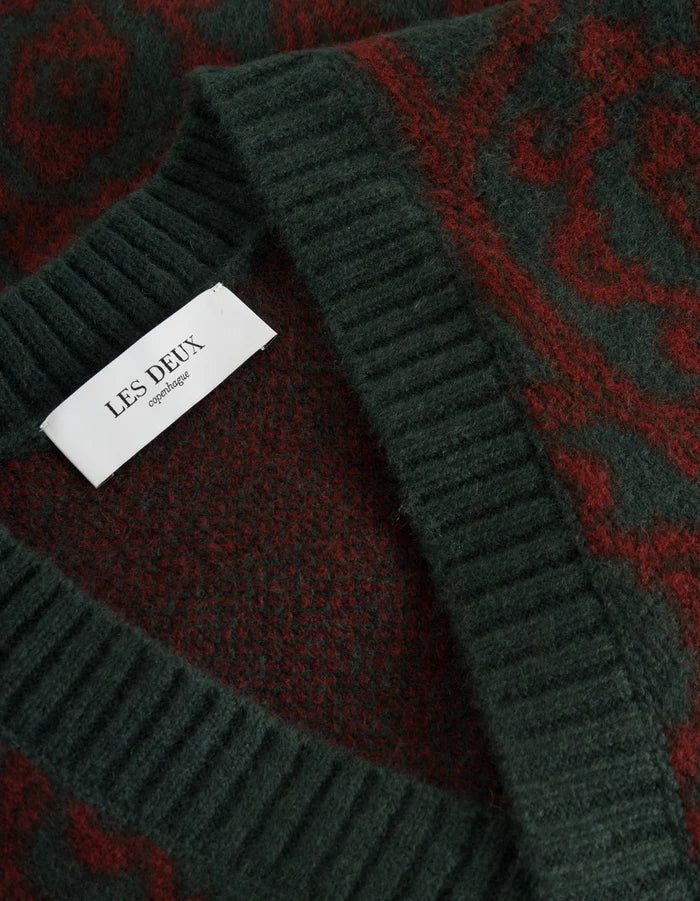 Les Deux Fillip Jacquard Cardigan LDM310097-546634