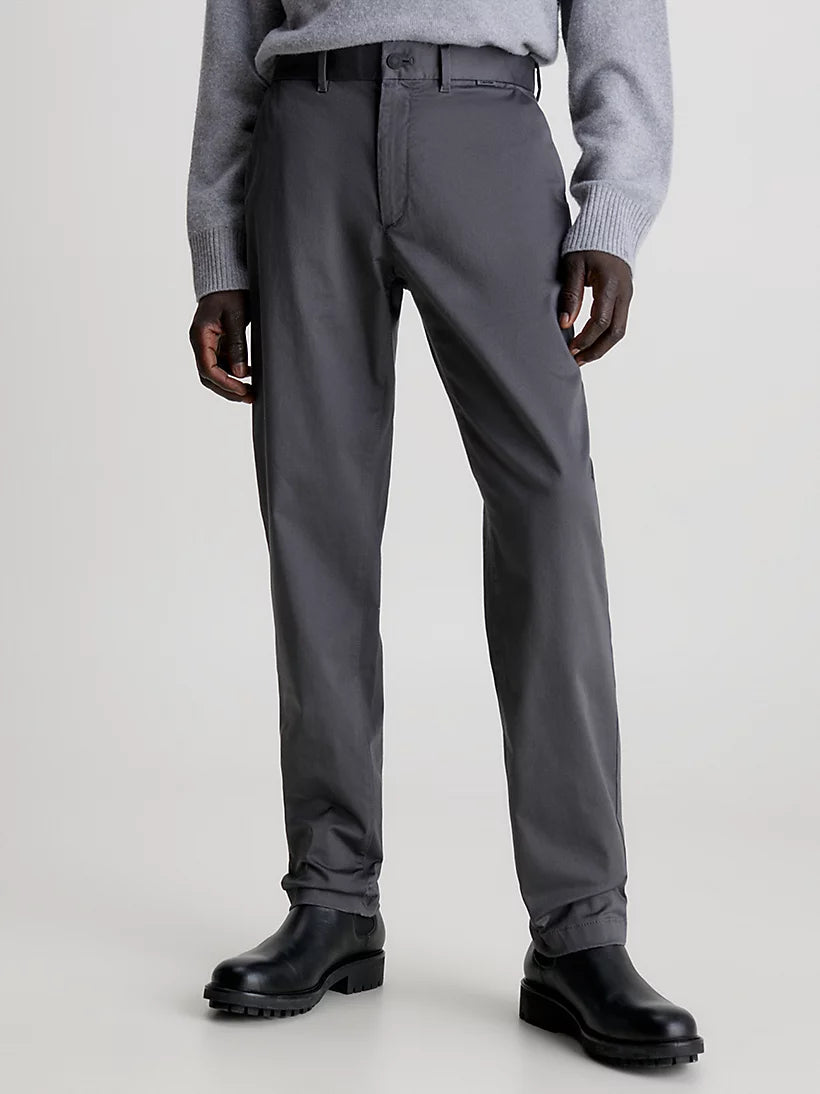 Calvin Klein Satin Stretch Slim Παντελόνι K10K110963