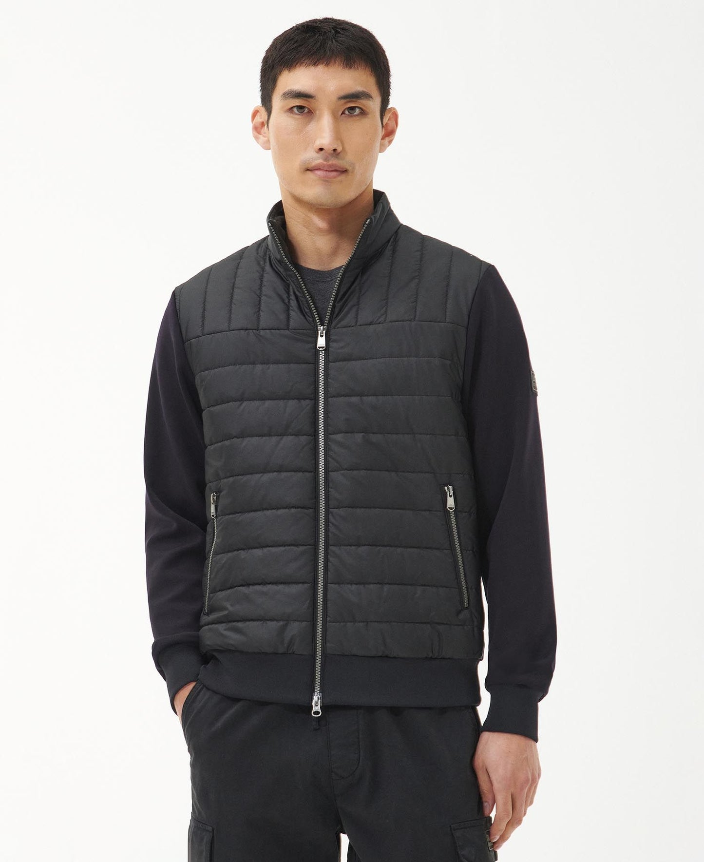 Barbour Counter Quilted Sweater Ζακέτα MQS0056-BIBK11