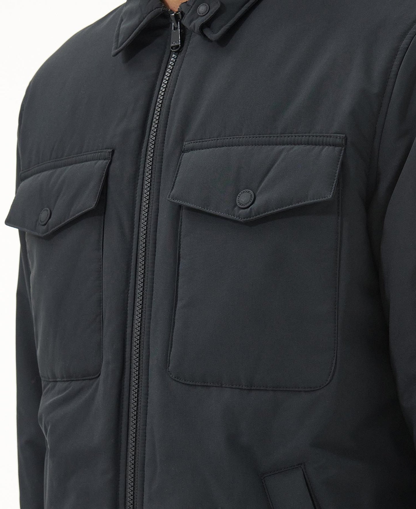 Barbour District Quilted Μπουφάν MQU1728-BK11
