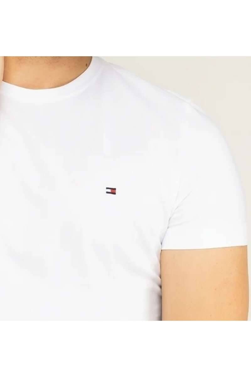 Tommy Hilfiger Core Stretch Slim Κοντομάνικο Mπλουζάκι MW0MW27539