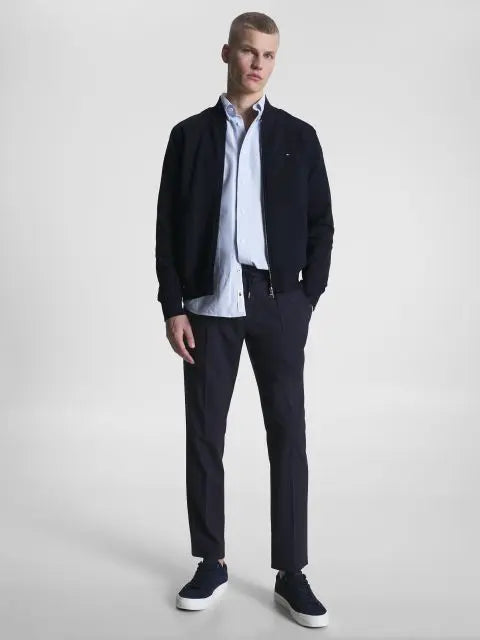 Tommy Hilfiger Baseball Collar Zip Φούτερ MW0MW32356