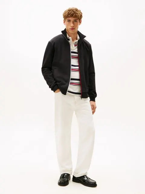 Tommy Hilfiger Πουλόβερ Με Φερμουάρ Και Signature Ρίγα MW0MW40481