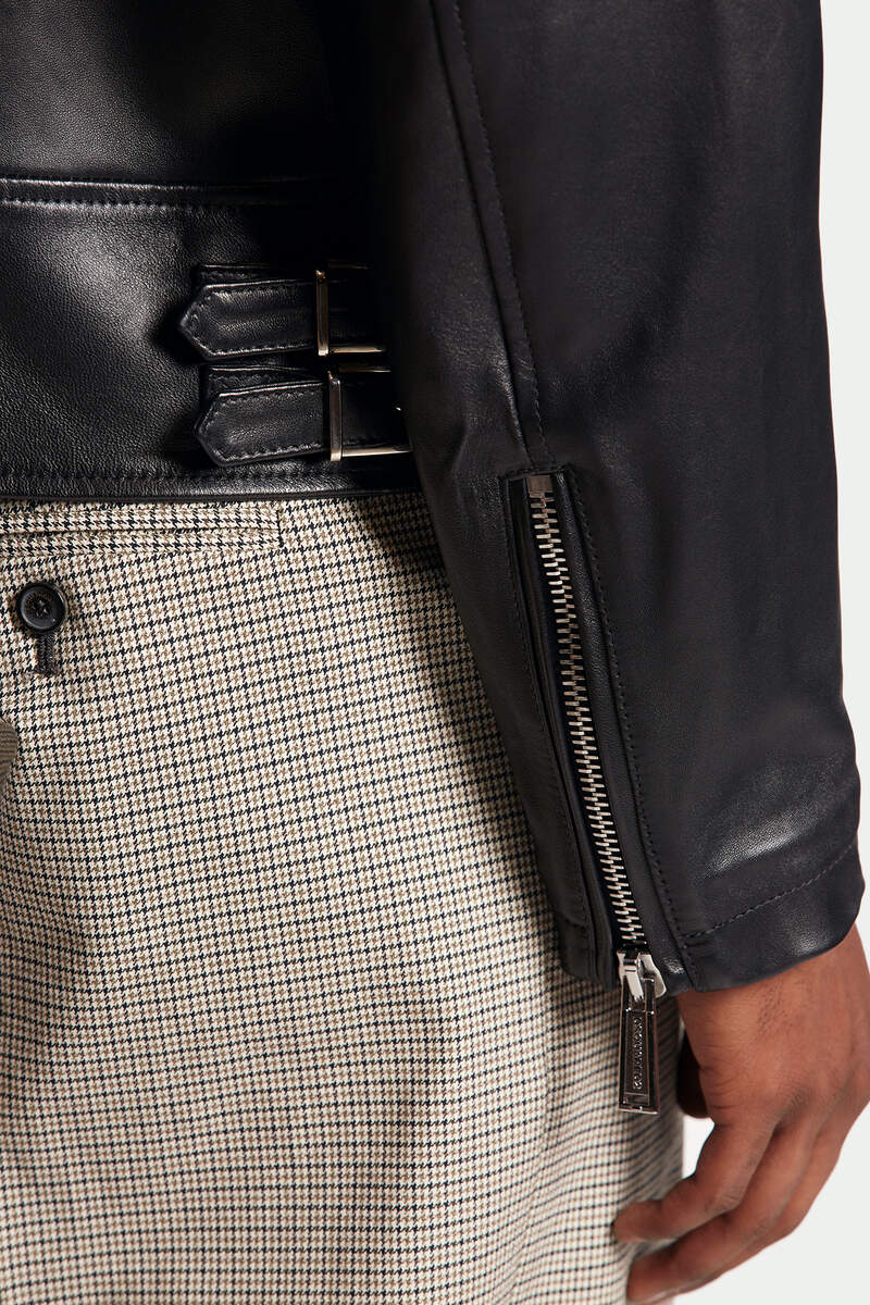 Dsquared2 Biker Bomber Δερμάτινο S74AM1328-SY1491-900