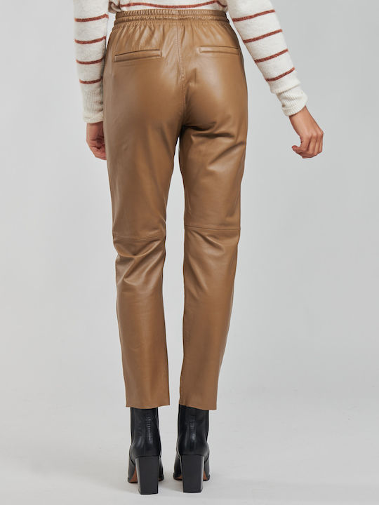Oakwood Gift Δερμάτινο Γυναικείο Παντελόνι 63641-506