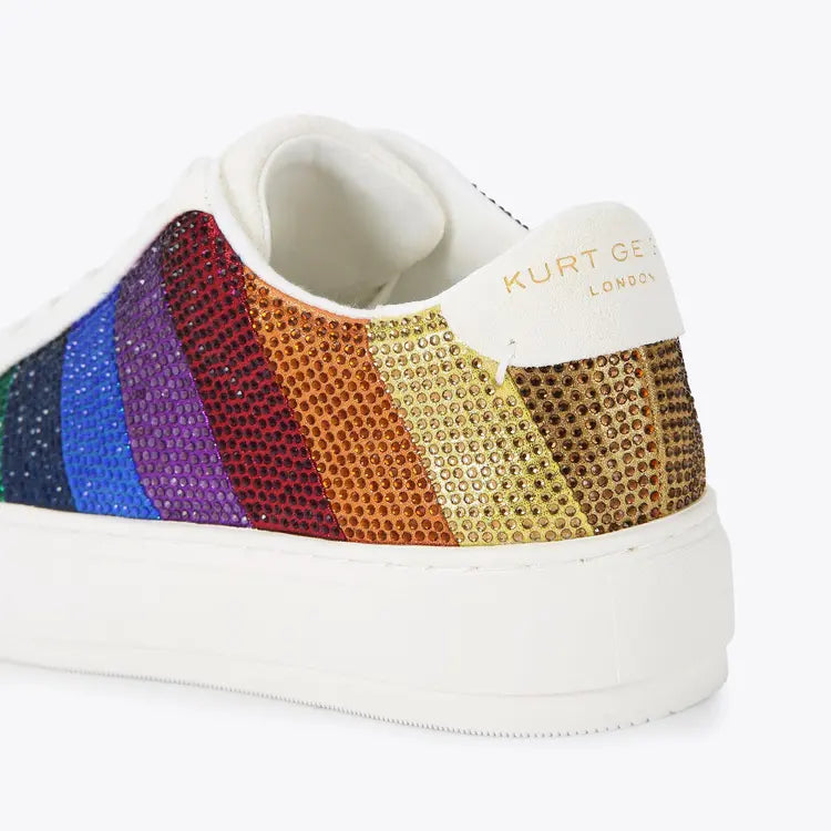 Kurt Geiger Laney Stripe Crystal Sneaker 9354599209
