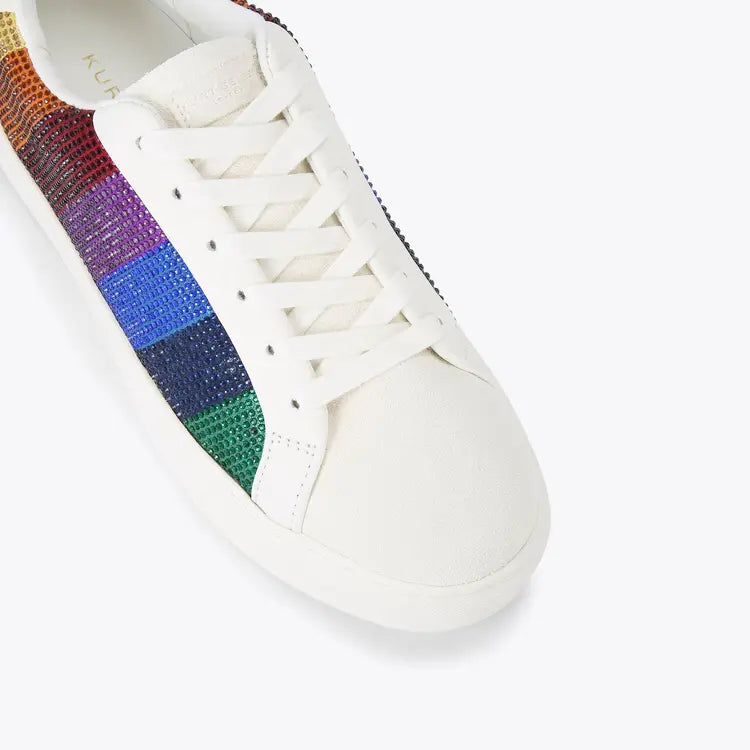 Kurt Geiger Laney Stripe Crystal Sneaker 9354599209