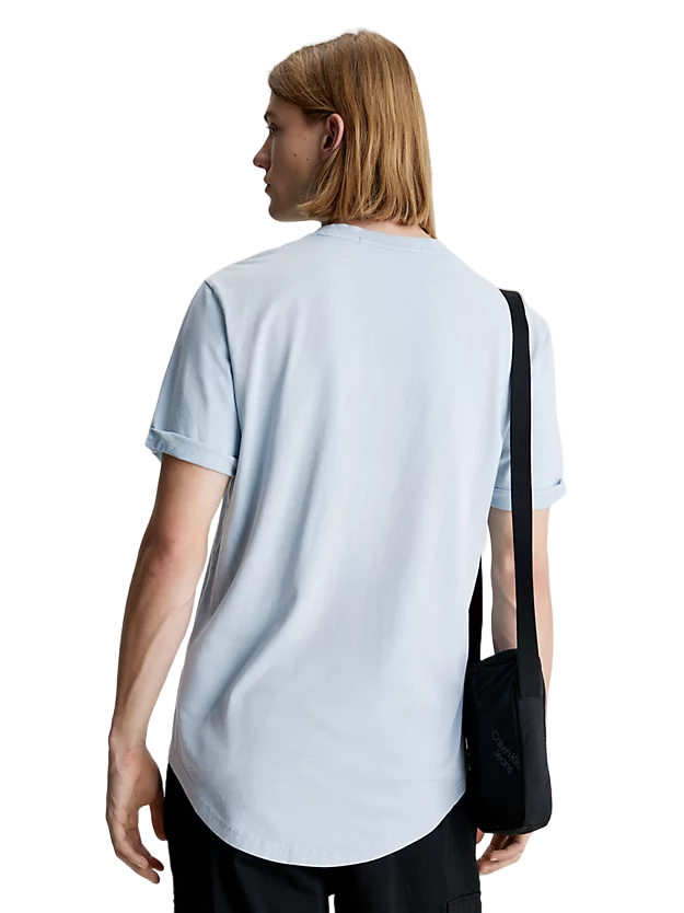 Calvin Klein Jeans Washed Monologo Badge Ανδρικό T-shirt J30J325207