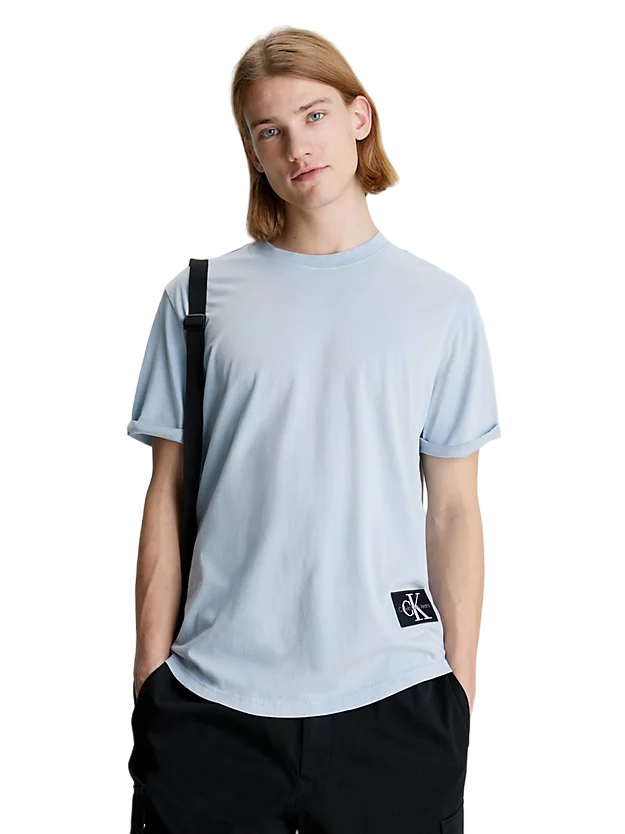 Calvin Klein Jeans Washed Monologo Badge Ανδρικό T-shirt J30J325207