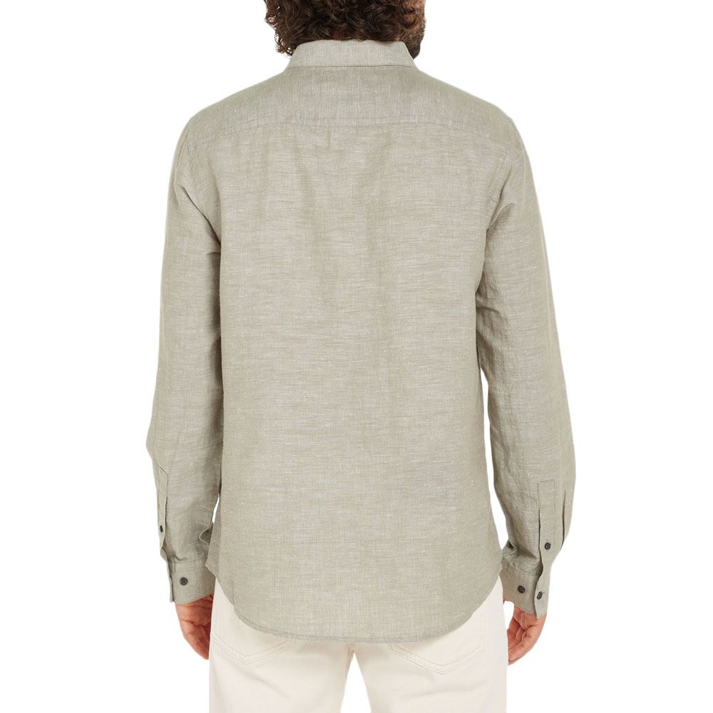 Calvin Klein Linen Chest Pocket Shirt Men K10K108664