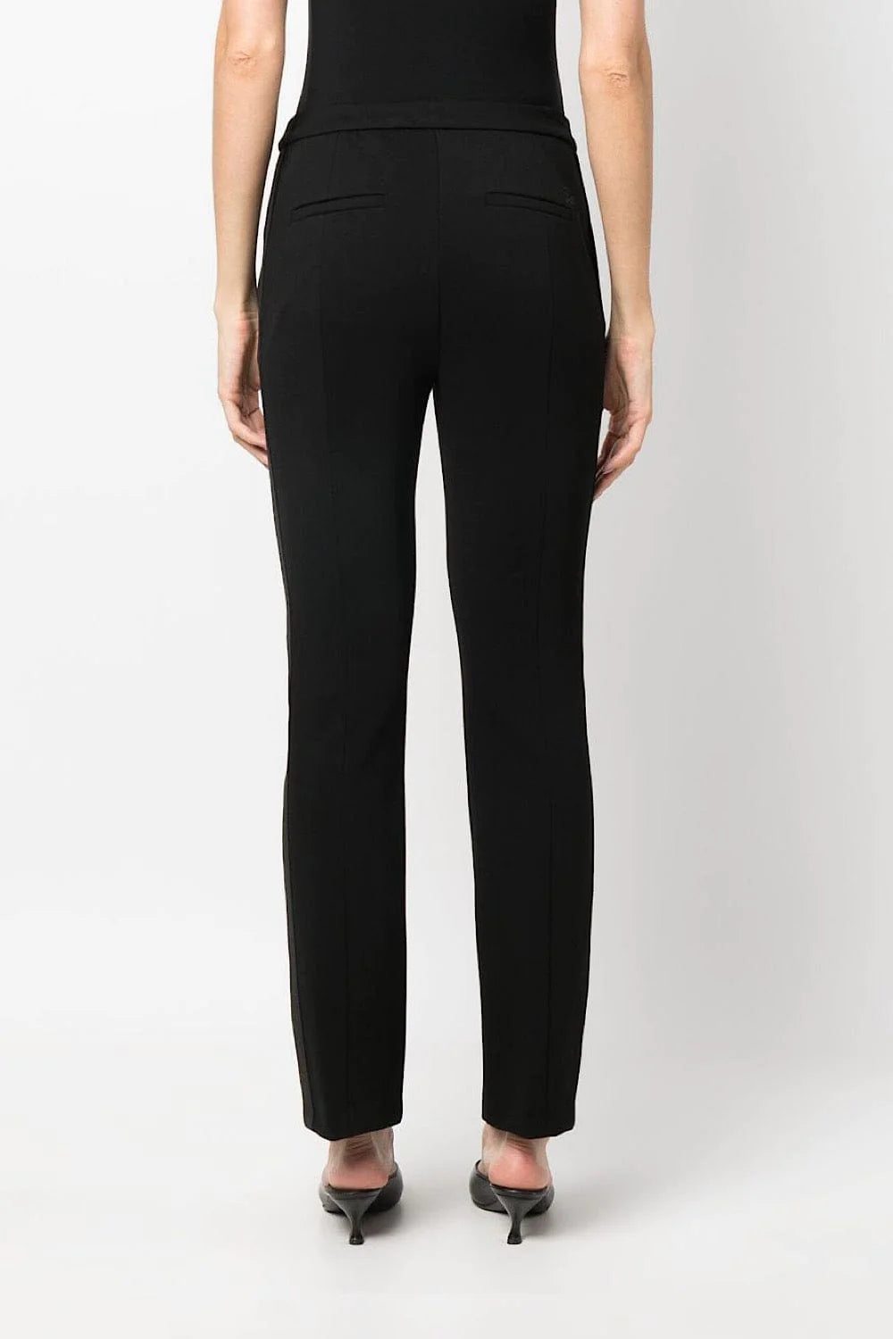 Karl Lagerfeld Logo-Tape Straight-Leg Παντελόνι 235W1000