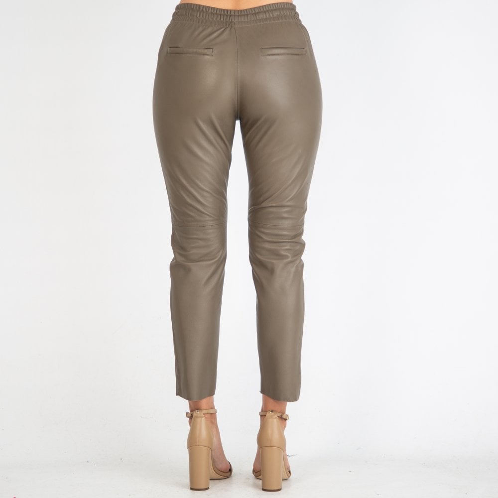 Oakwood Gift Δερμάτινο Γυναικείο Παντελόνι 63641-512