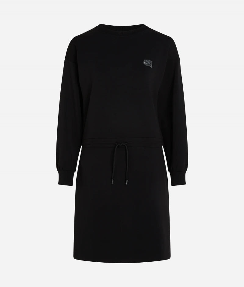 Karl Lagerfeld Glitter Sweat Dress 240W1352