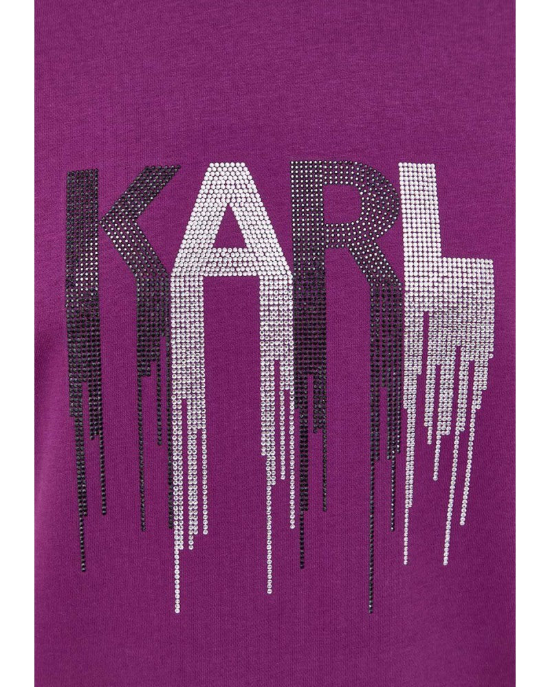 Karl Lagerfeld Φούτερ Rhinestone 236W1807