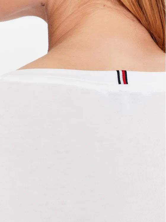 Tommy Hilfiger Μακρυμάνικο T-Shirt Με Λαιμόκοψη Scoop WW0WW39147