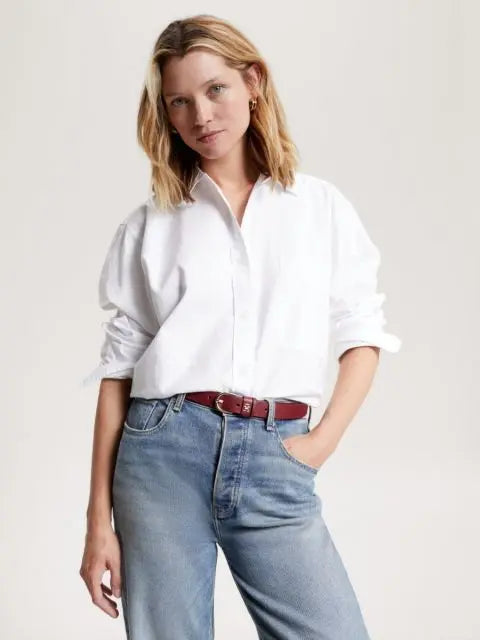 Tommy Hilfiger Oxford Oversized Πουκάμισο WW0WW38968
