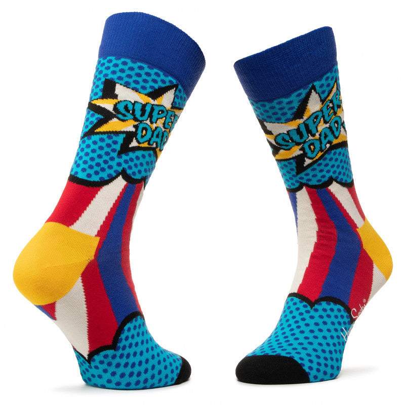Happy Socks Super Dad Κάλτσες DAD01-6300
