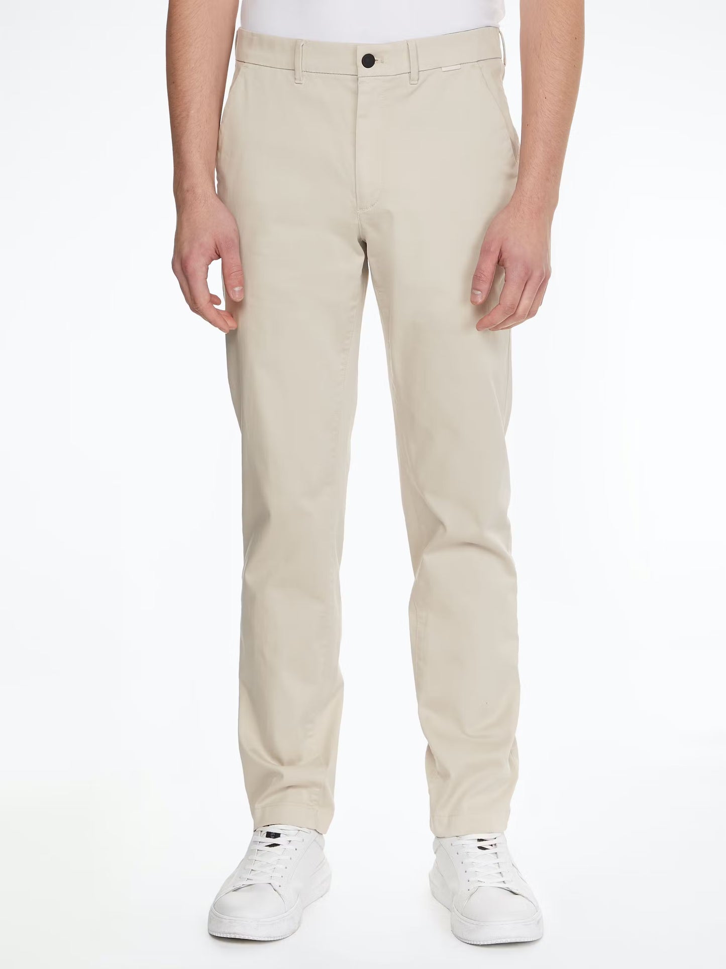 Calvin Klein Sateen Stretch Slim Παντελόνι K10K109914