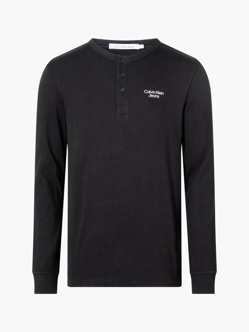 Calvin Klein Jeans Slim Long Sleeve Henley T-Shirt J30J321703