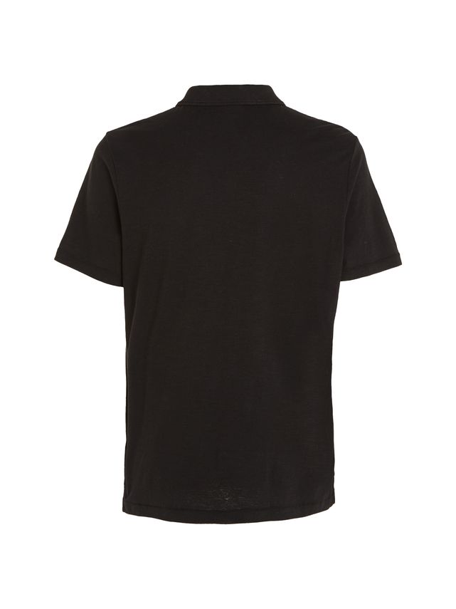 Calvin Klein Coton Linen Open Collar Polo T-Shirt K10K111335