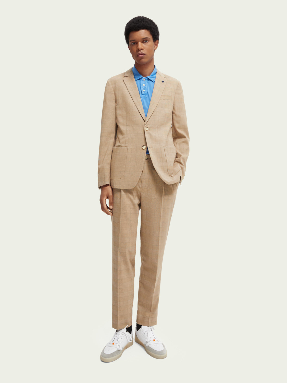 Scotch & Soda Single-Breasted Classic Blazer 165905