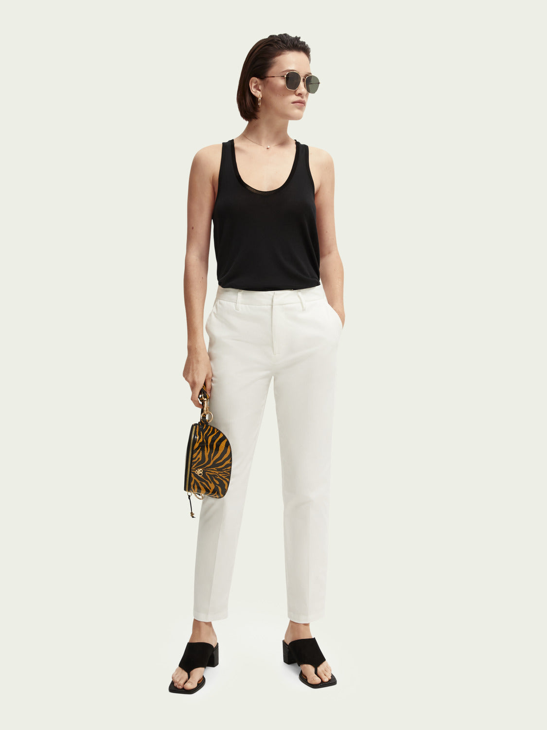 Scotch & Soda Scoop-Neck Jersey Tank Top 166220