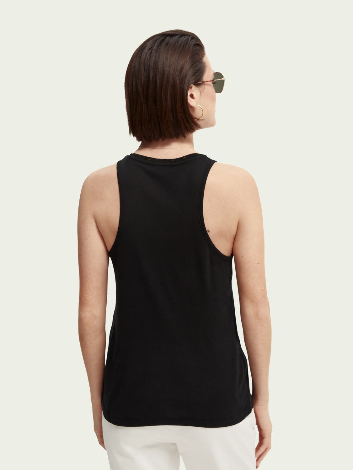 Scotch & Soda Scoop-Neck Jersey Tank Top 166220