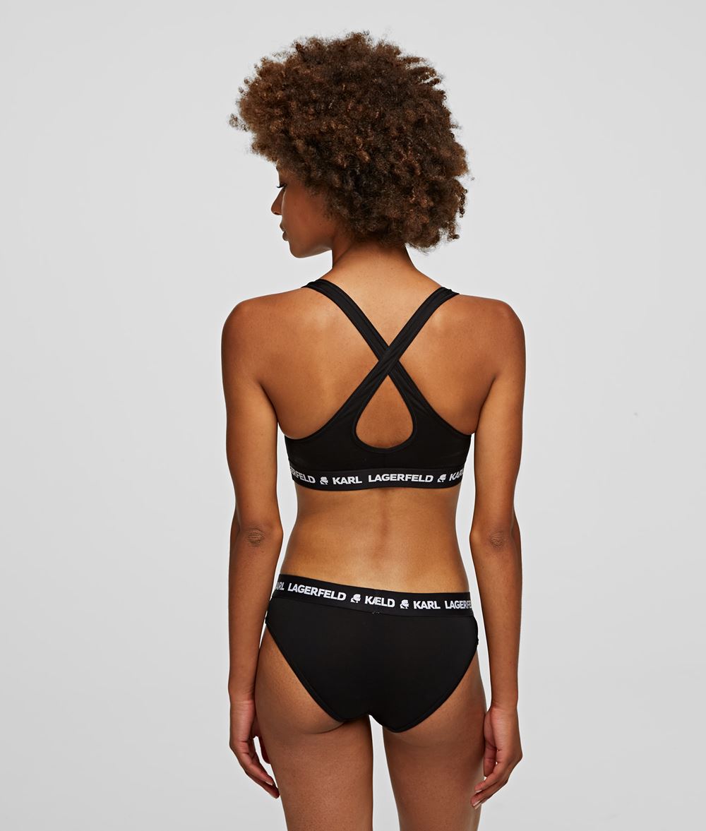 Karl Lagerfeld Logo Hipster Εσώρουχα 2-PACK 211W2125