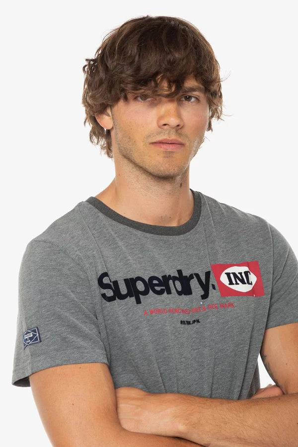 Super dry Vintage CL Ringer T-Shirt