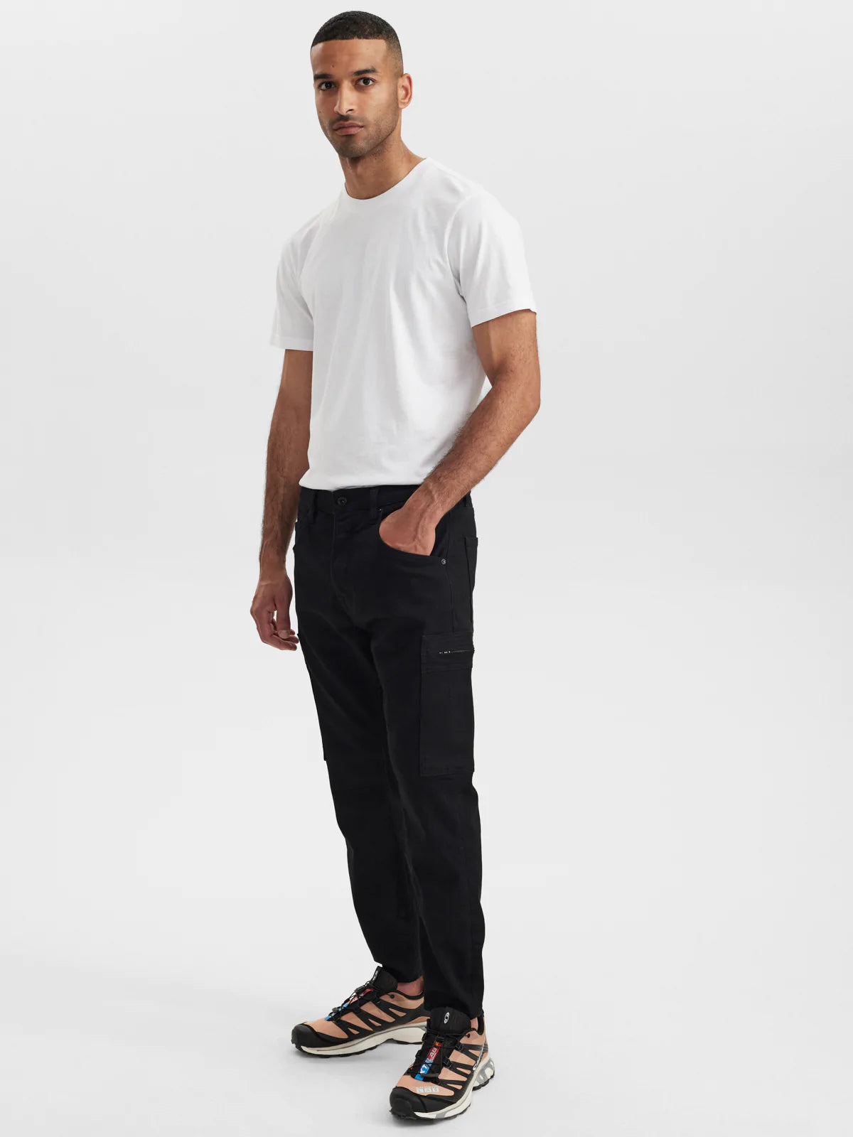 Gabba Alex Cargo K3819 Sanza Jeans Black Denim