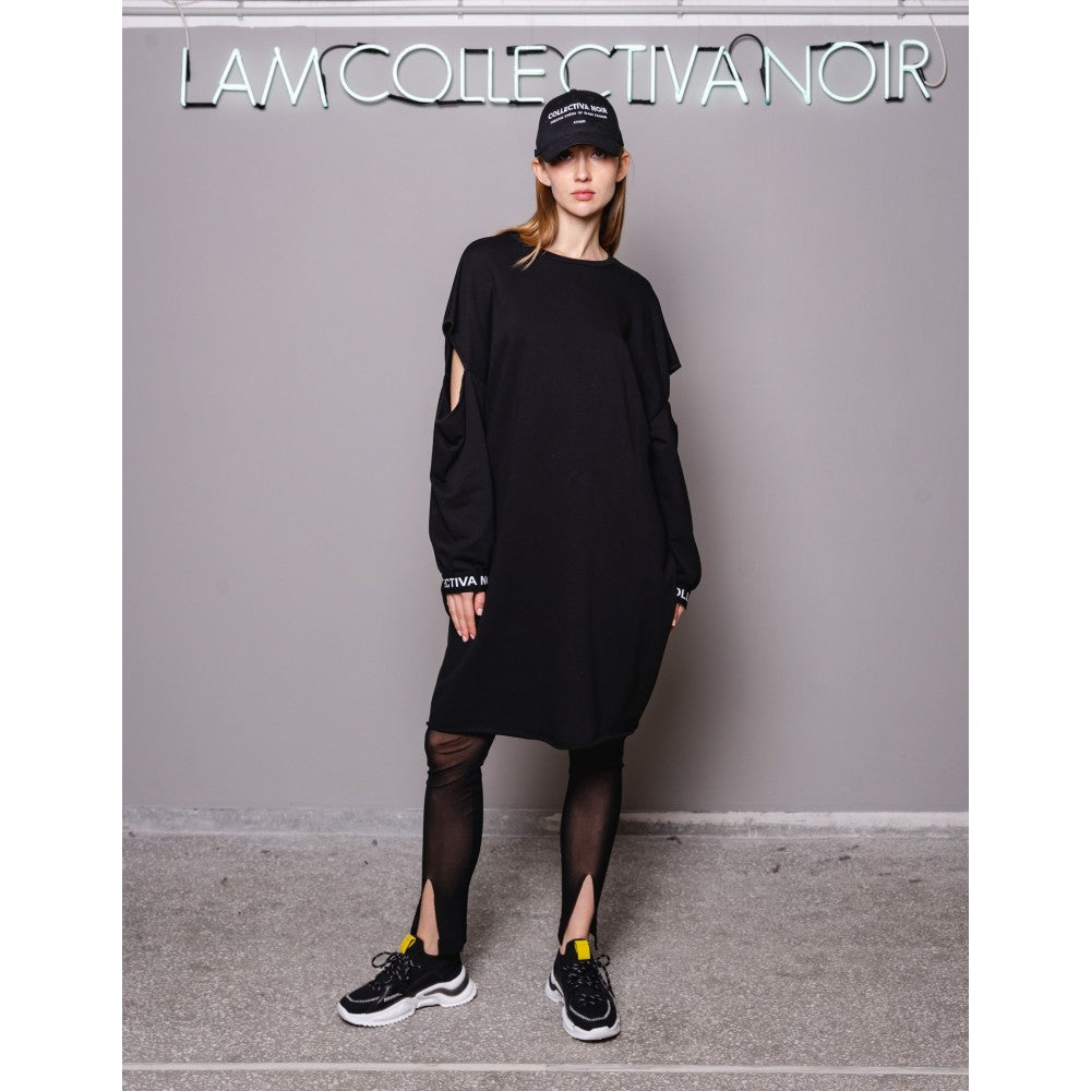 Collectiva Noir Amber 2 Sweatdress Γυναικείο Φόρεμα CNA5WB22FUTOS