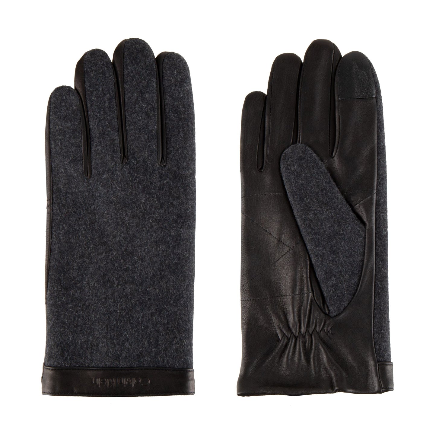 Calvin Klein Leather/Felt Γάντια K50K509542