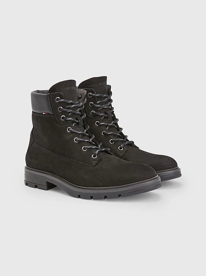Tommy Hilfiger Padded Cleat Nubuck Δερμάτινες Μπότες FM0FM04205