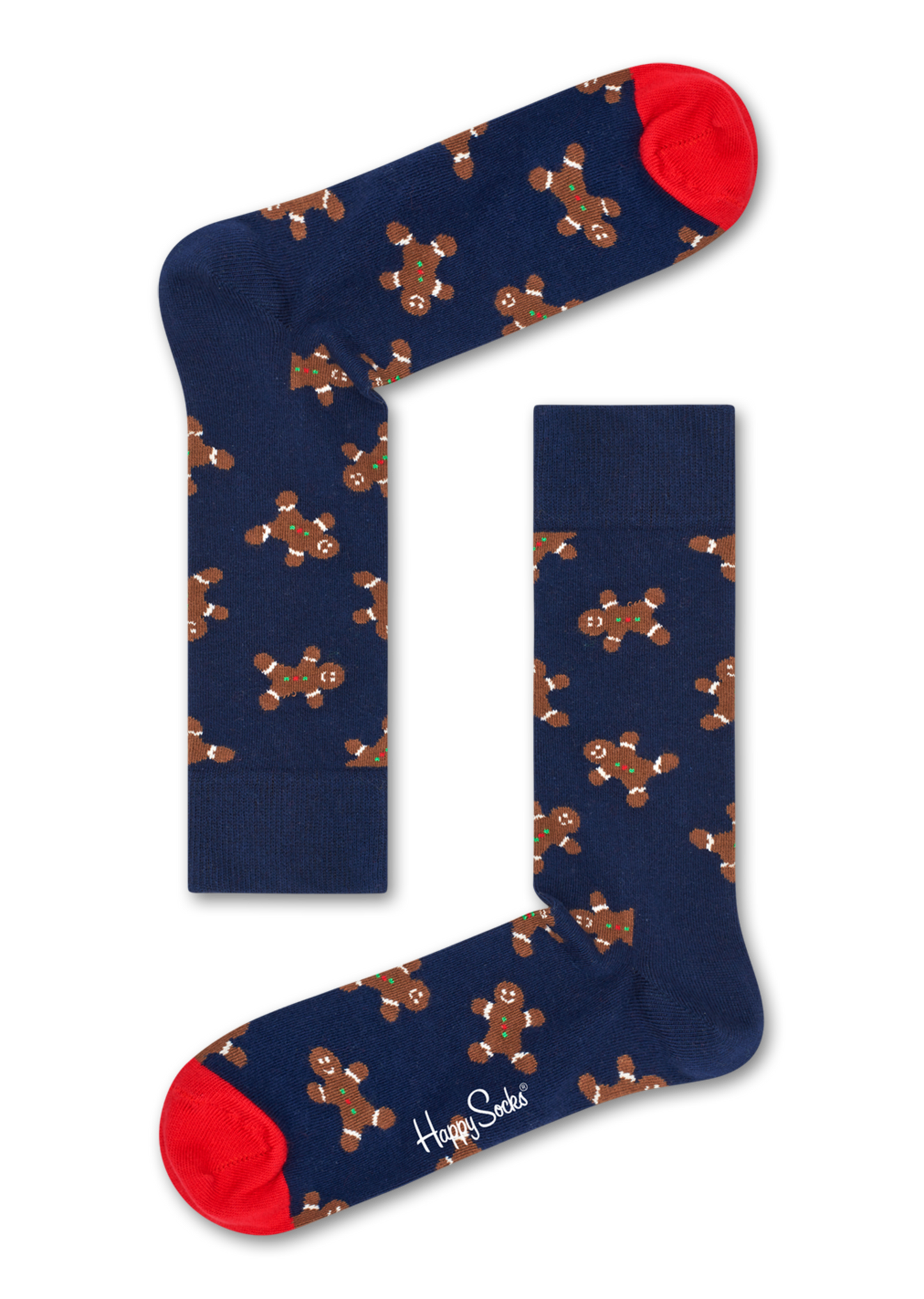 Happy Socks Holiday Singles Gingerbread Κάλτσες GIN01-6000