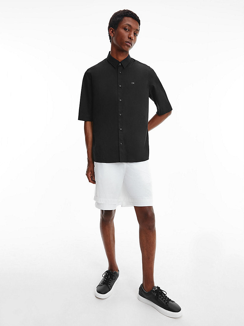 Calvin Klein Stretch Poplin Short Sleeve K10K109440