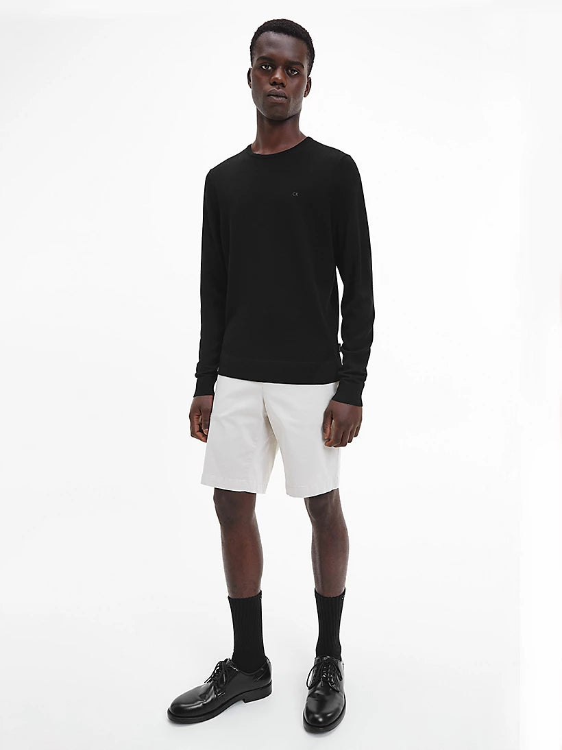 Calvin Klein Superior Wool Crew Neck Πουλόβερ K10K109474