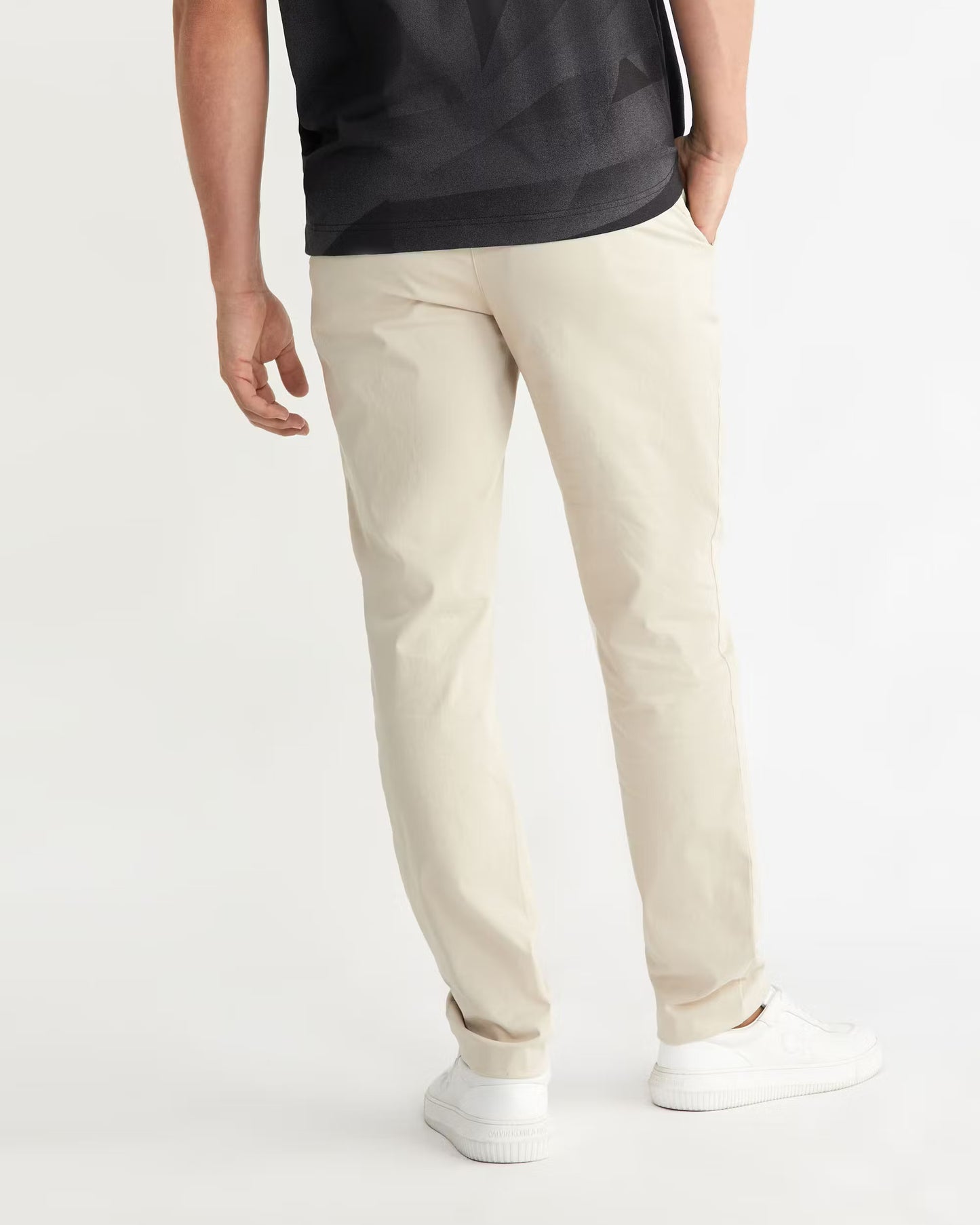Calvin Klein Sateen Stretch Slim Παντελόνι K10K109914