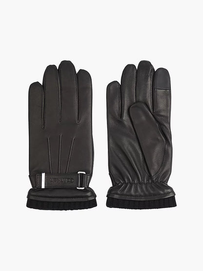 Calvin Klein Leather Rivet Γάντια K50K507425