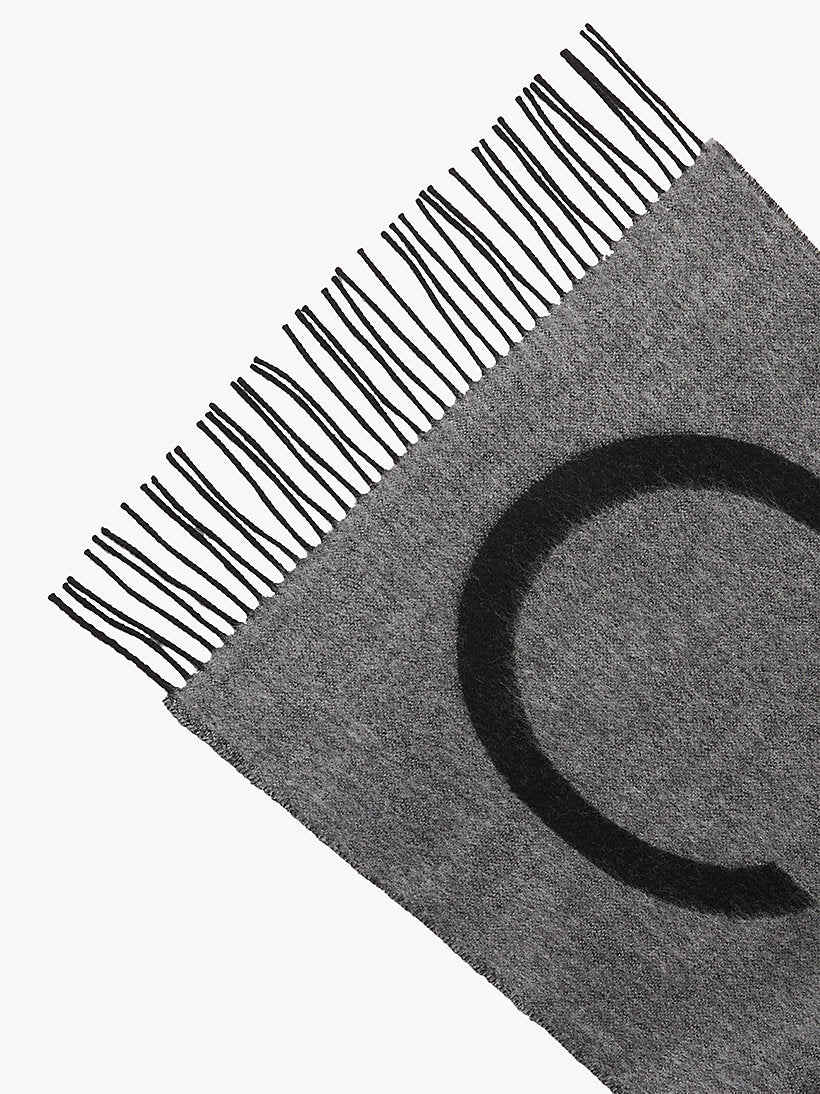 Calvin Klein Wool Logo Jacquard Κασκόλ K50K509696