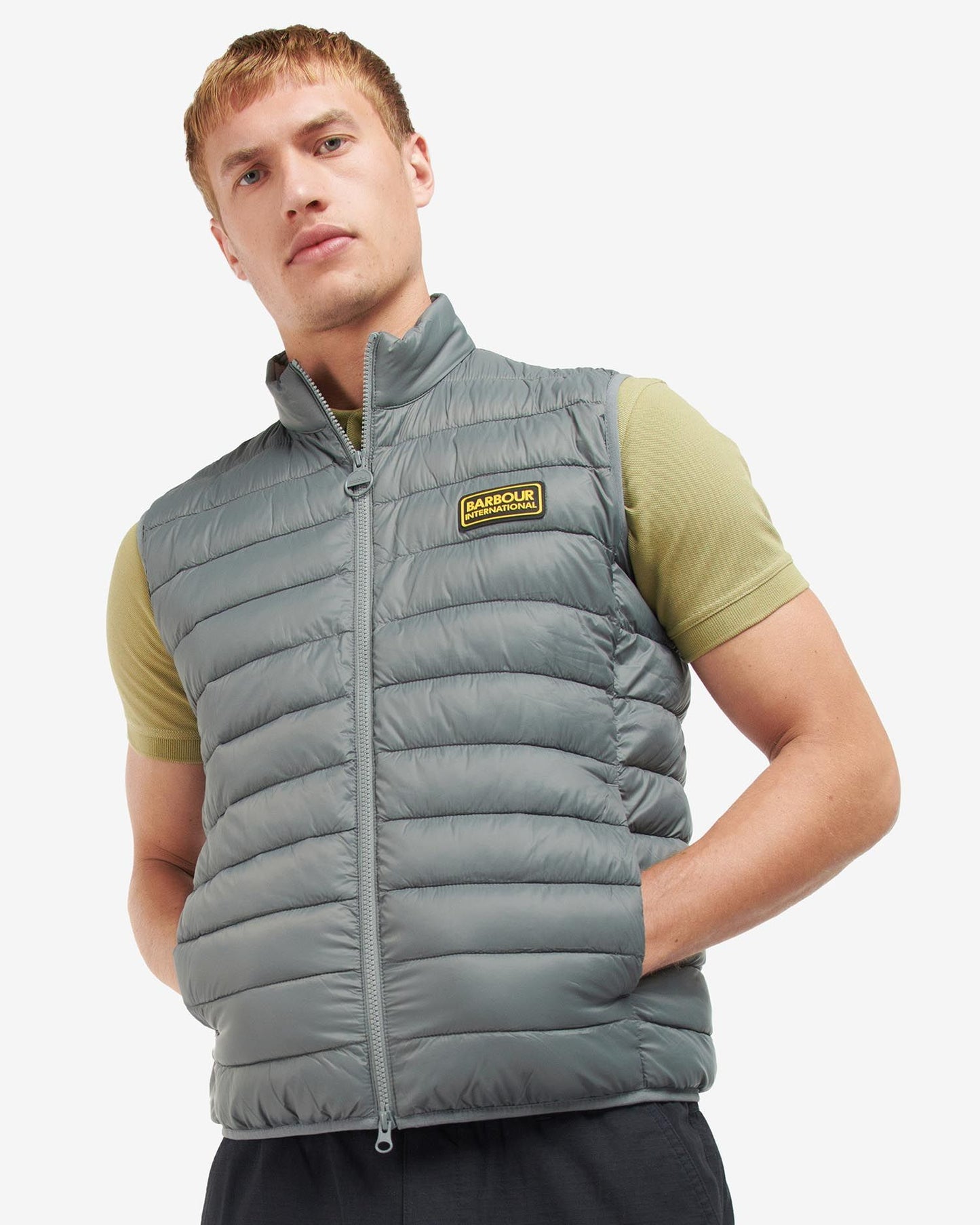 Barbour International Racer Reed Αμάνικο Μπουφάν MGI0170