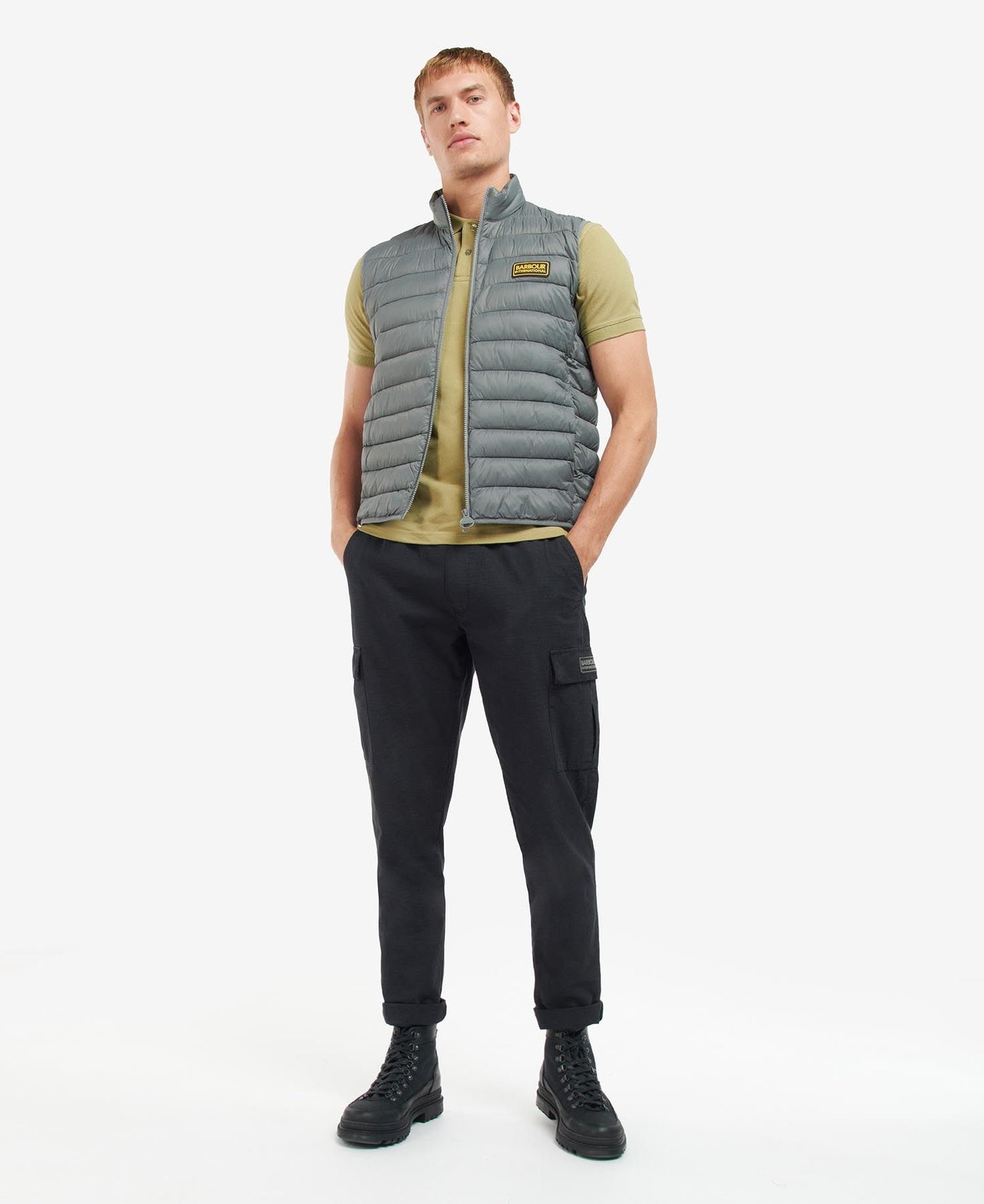 Barbour International Racer Reed Αμάνικο Μπουφάν MGI0170