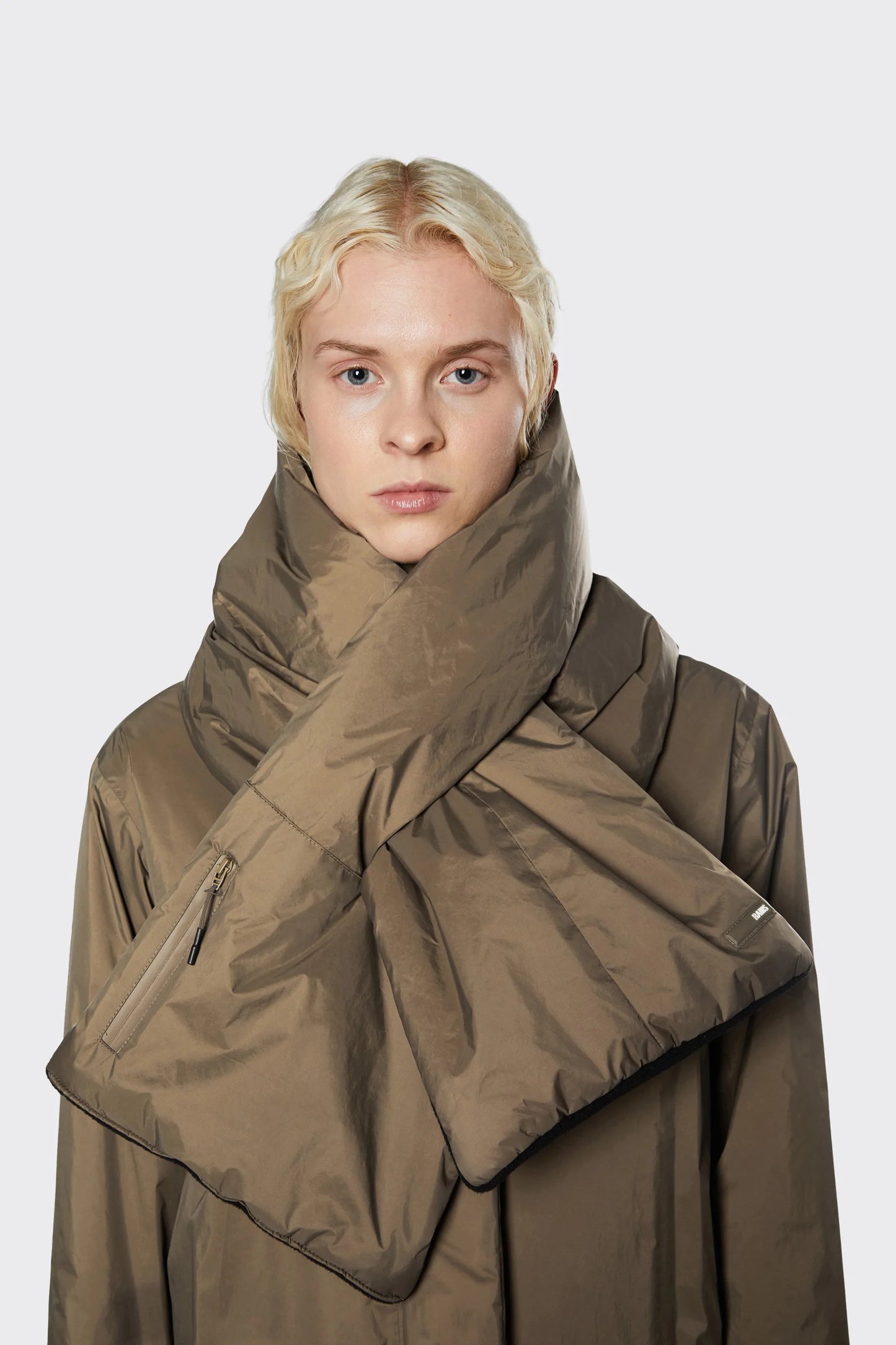 Rains Padded Nylon Scarf 16050 Unisex