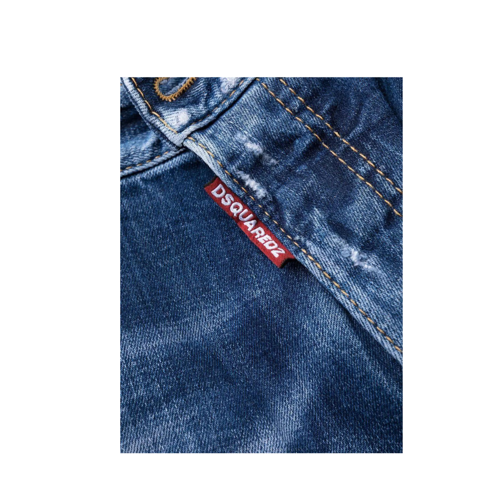 Dsquared2 Patchwork Cropped Jeans S74LB1057S30342