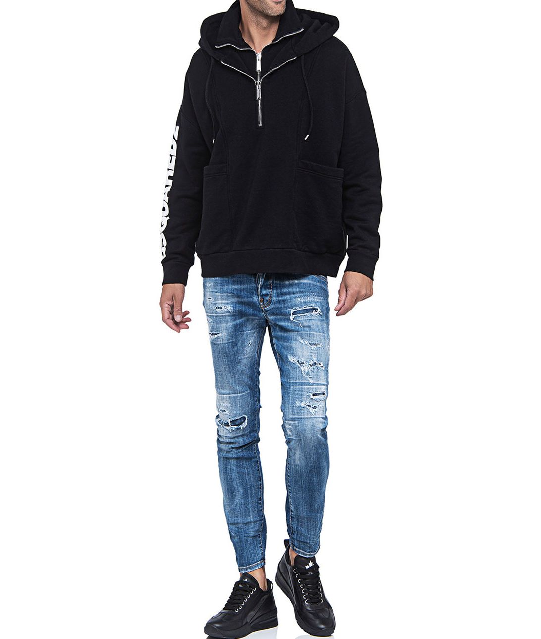 Dsquared2 Double Neck Anorak Φούτερ S71GU0557S25516