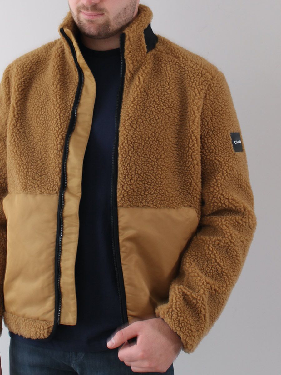 Calvin Klein Teddy Zip Up Jacket K10K110628