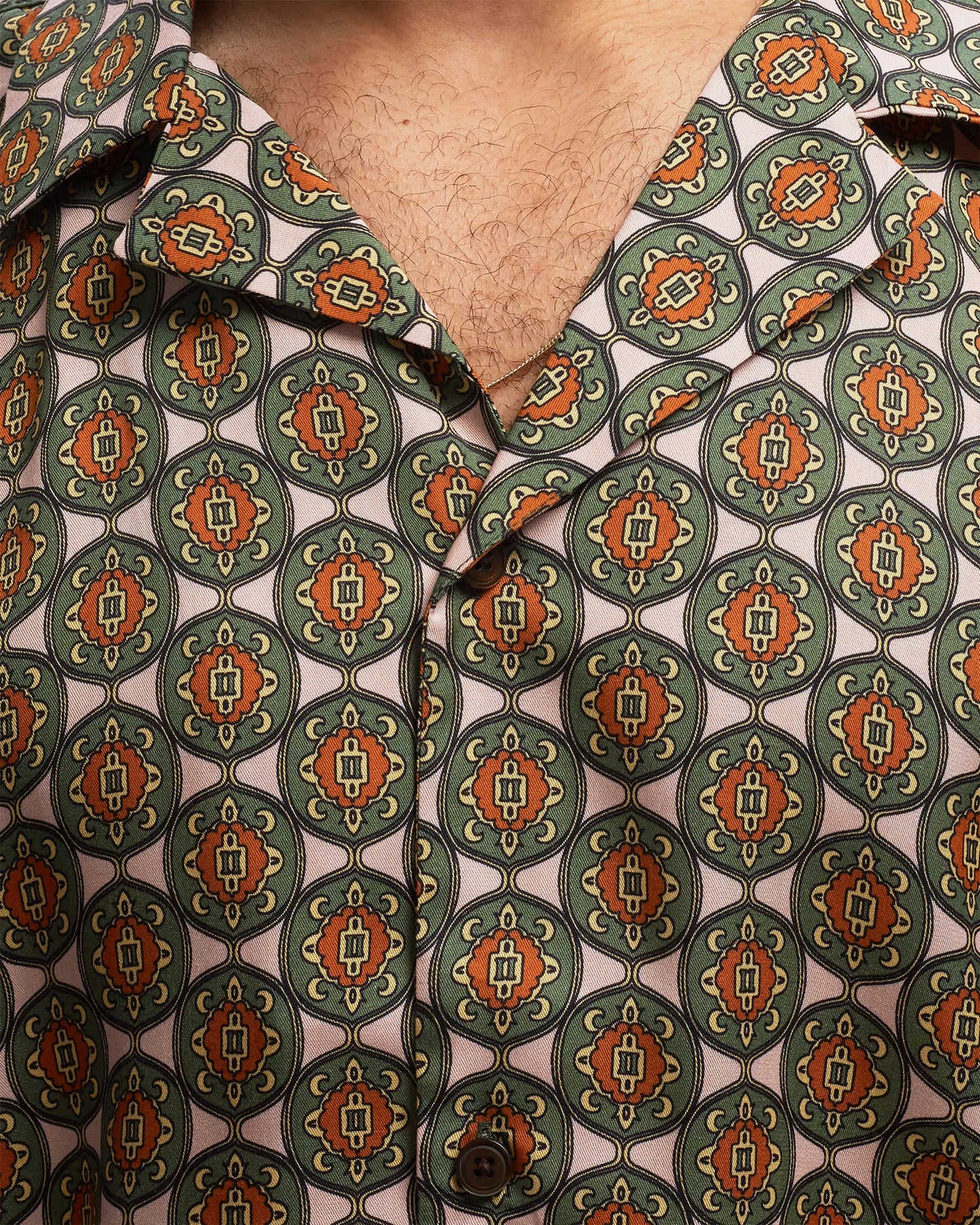 Les Deux Ornament AOP Tencel Κοντομάνικο Πουκάμισο LDM401056