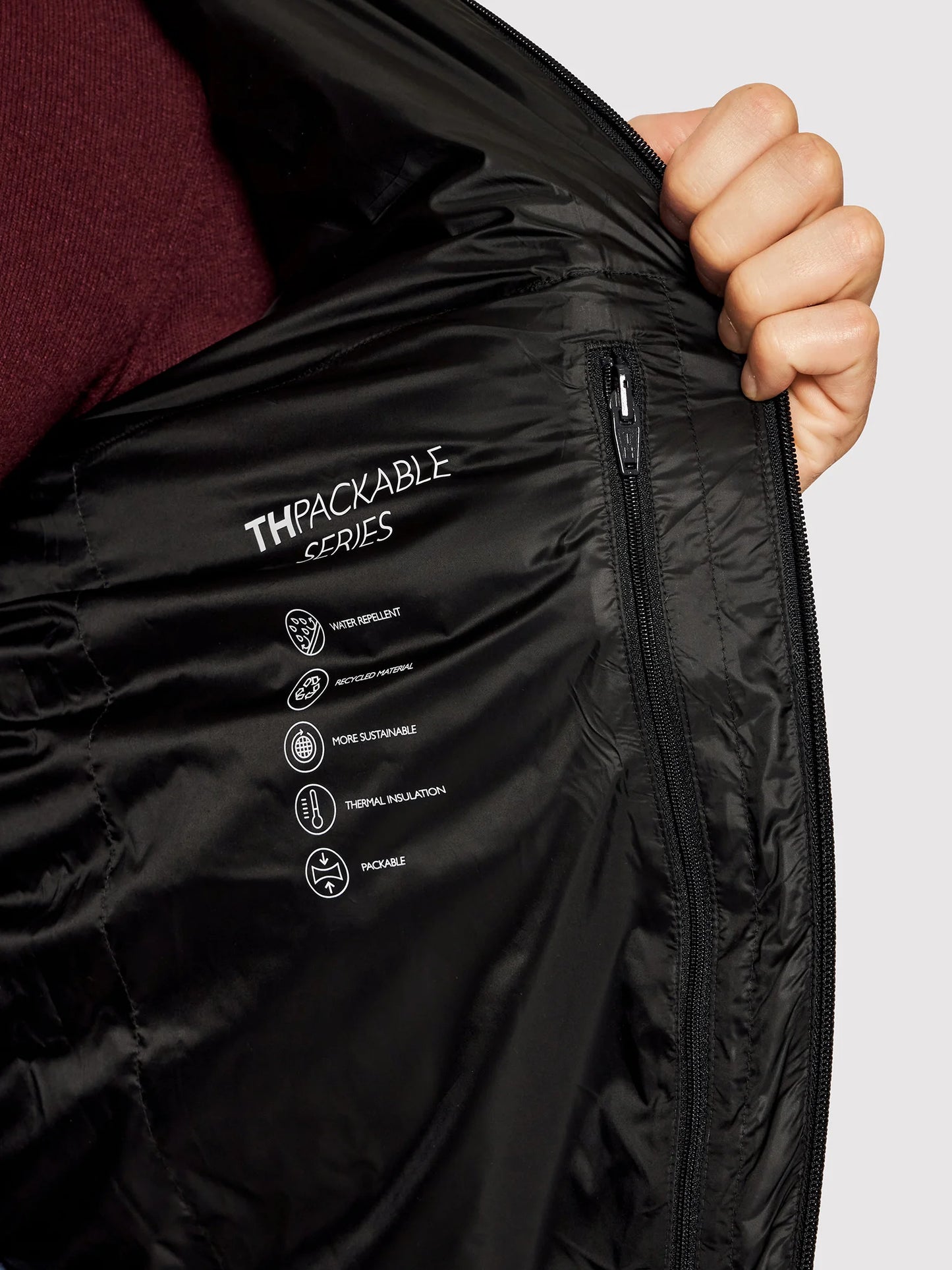 Tommy Hilfiger Core Circular Μπουφάν πουπουλένιο MW0MW18763